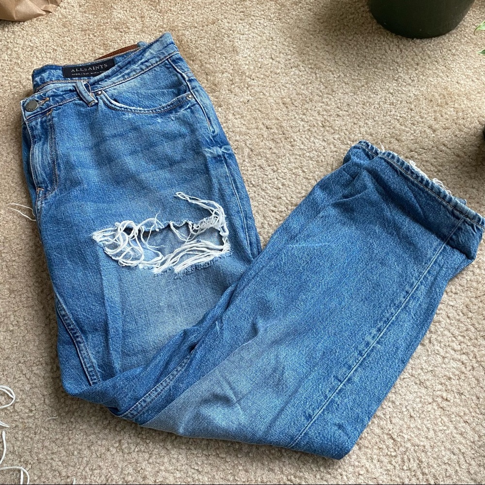 All Saints boyfriend jeans